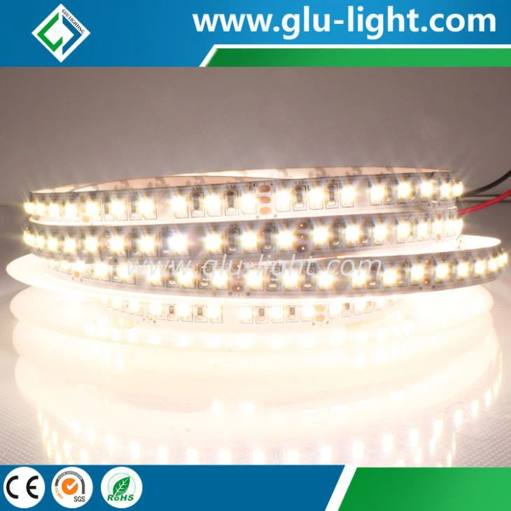 12V/24V superhigh quality 120leds/m 10mm high CRI 2 colors in 1 2835 CCT flex led strip 