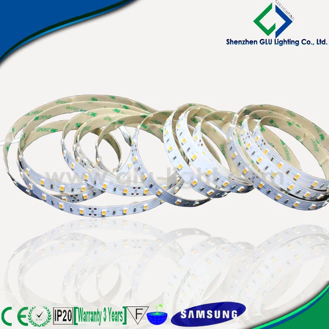 Super Bightness DC24V 50-55lm 5630 Led šviesos juosta su 60 LED/m 3 metų garantija