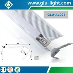 Led aliuminio profilis laiptams / aliuminio LED profilis LED juostai