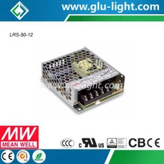 50W vieno išėjimo perjungiamas maitinimo šaltinis LRS-50-12