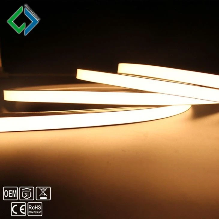 Nuolatinė srovė 30 m To paties ryškumo 220 V 2835 Neoninė LED juosta