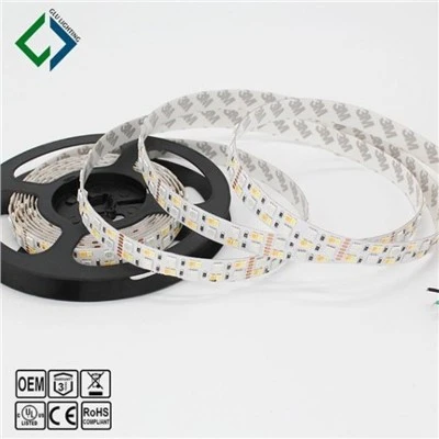Išskirstytos eilutės RGB CCT šaškių lenta Rgb Bi Color Ra95 RGBCCT LED juostelė
